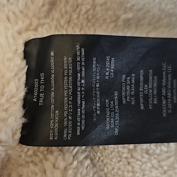 VOLCOM PALM DRIVE JACKET, Men's Small, Blue - Picture 8 of 12